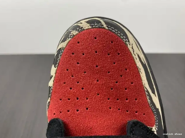 Rep Onekick Air Low 1 SoleFly x Carnivore Jordan DN3400-001 0404
